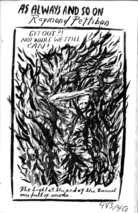 “I know Pettibon despises the punk rock connection his work always conjures up. In an intervie