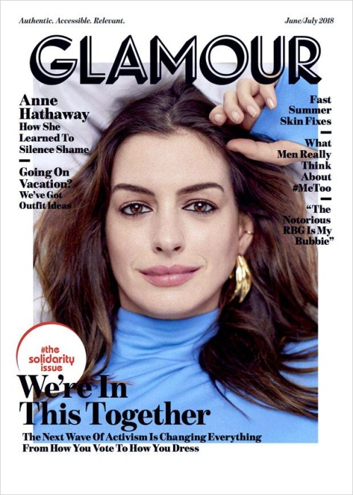 Publication: Glamour Photographer: Billy KiddStylist: Natasha RoytModel: Anne Hathaway This is a rea