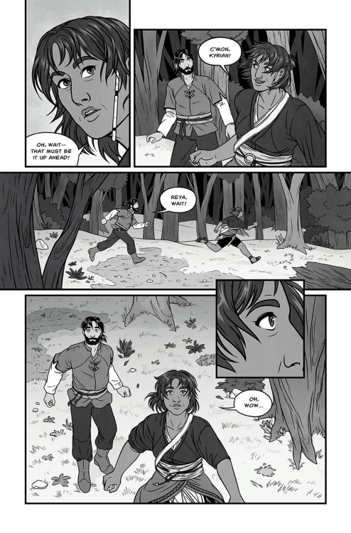 The first few pages of my webcomic The Talisman of Halios have been posted, so now’s a great time to