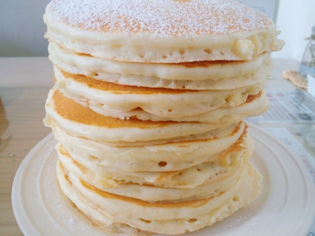 petitcho: １０段パンケーキタワー  pancake&amp;cafe 38mitsubachi  