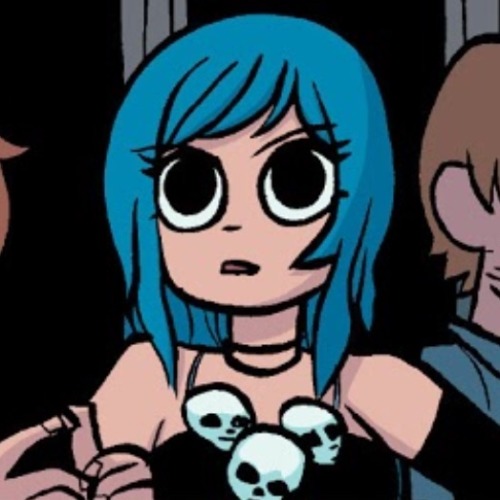 coffee-and-tea-v: Ramona Flowers icons - blue hair(no need to give credit)