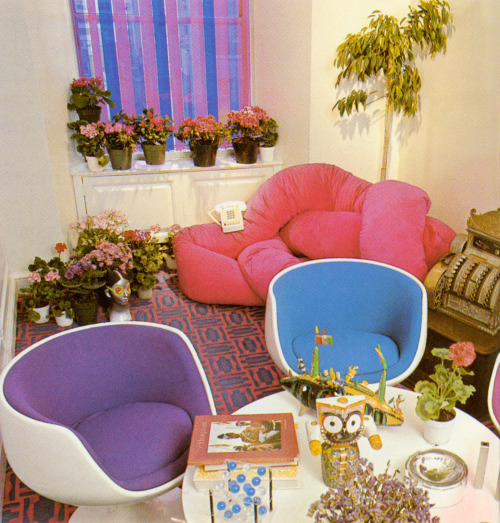 Richard Ohrbach’s colorful dining corner (1975)