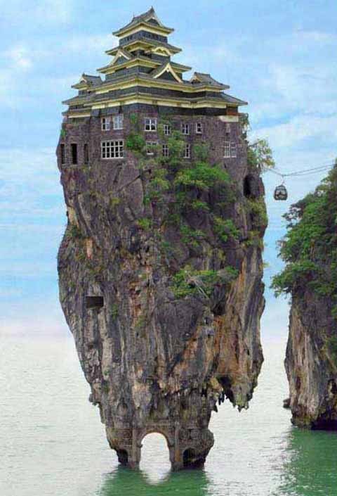 odditiesoflife:Houses in Strange PlacesWhether they are carved out of a mountain, or in an iceberg i