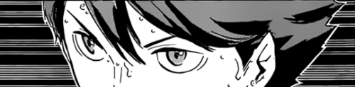 transkita:[ID: 6 manga caps of Oikawa from Haikyuu!! All of them show shots of Oikawa’s eyes, the re