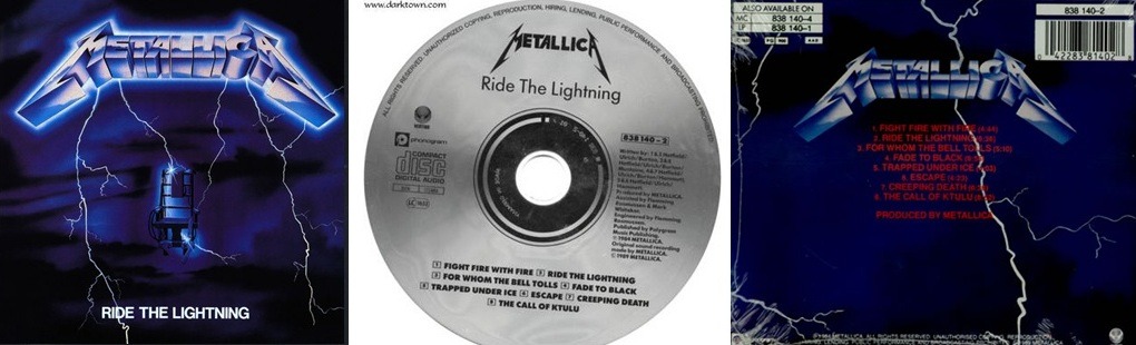 rockandmetalmania:  Metallica albums