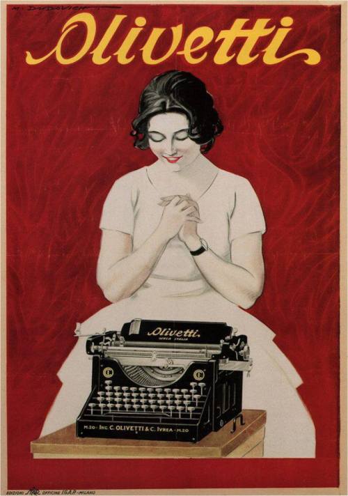 fuckyeahmodernflapper:Olivetti ad