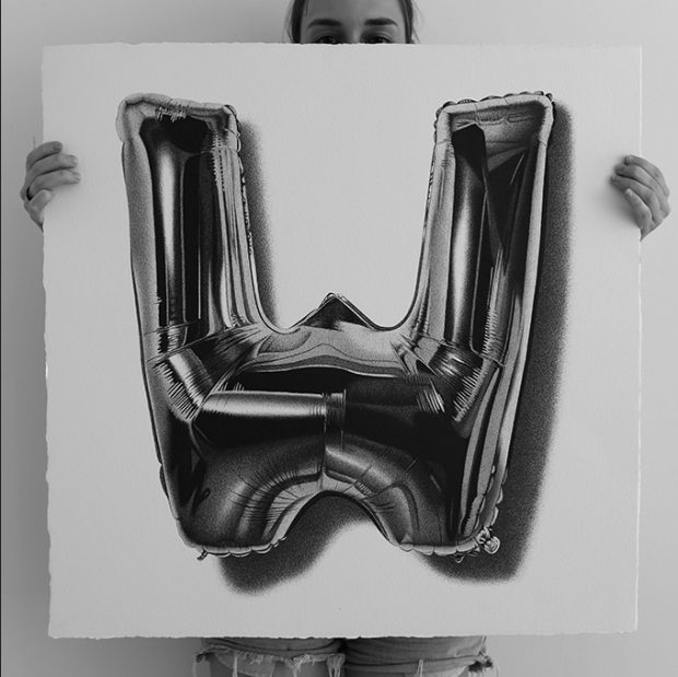 blazepress:  Hyper Realistic Balloon Drawings by CJ Hendry