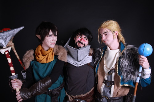 gonetotheoutback:paintedmaple as Merrill rendingwolf as Anders Me as Hawke Photos taken by Cosplay