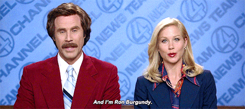 aliciavikander:Anchorman: The Legend of Ron Burgundy (2004) dir. Adam McKay