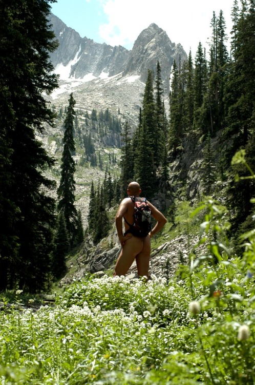 mynakedlife-rb:At Avalanche Lake looking to Capitol Peak in the Snowmass Wilderness area near Aspen,