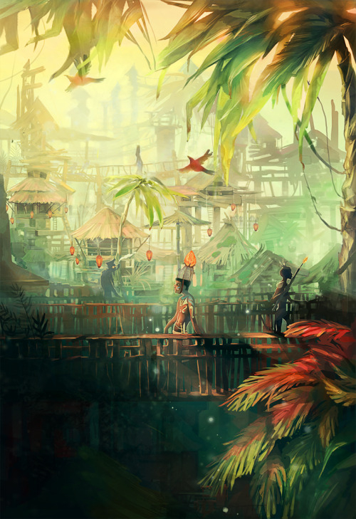 tropical island by ~ghgkdn