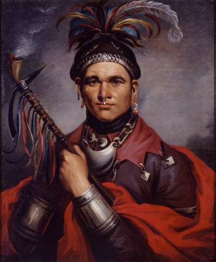 Chief Cornplanter (Gaiänt’wakê) Seneca Chief from 1754 - 1836Was a famous war chief of the Seneca du