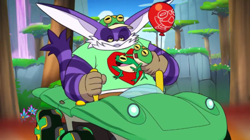 From the new animation: Team Sonic Racing Overdrive The best is the Froggy merchLo mejor es la merca