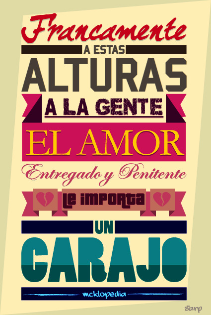 thesarp:  El amor ha muerto. 