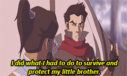 avatarparallels:  Korra: So why is Bolin running around with the Triple Threat Triad,
