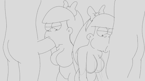maxtlat:  Grown up twin game Rough animated gif of a double blow team up   ;9