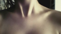 The collarbone and neck are one of the most