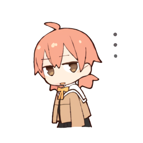  ꕥ CHIBI GIRLS # 2 ꕥ ▷ Bloom Into You ◦ LINE stickers 