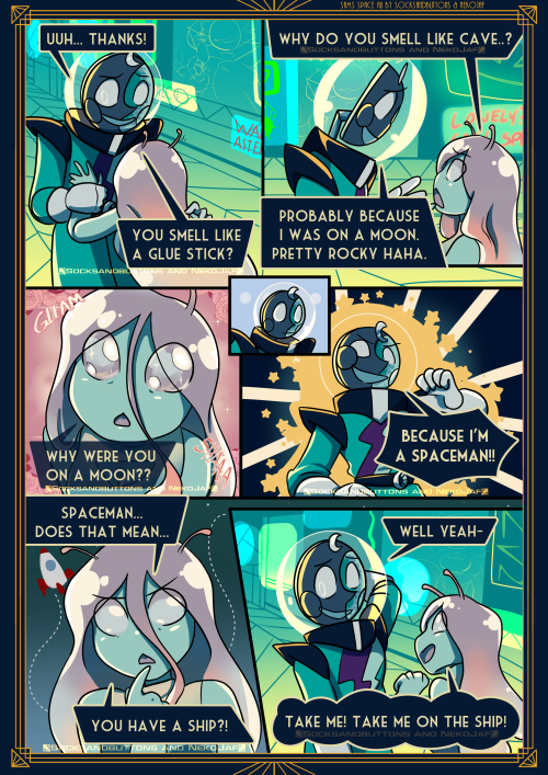 The Adventure Continues!@nekojaf And I Have Brought Yet Another Comic From Space Au To You!