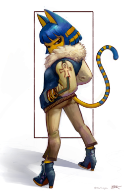 tealfuleyes: Small personal piece of Ankha between working on commissions and freelance. Ko-fi | Twitter | Instagram | Commissions 
