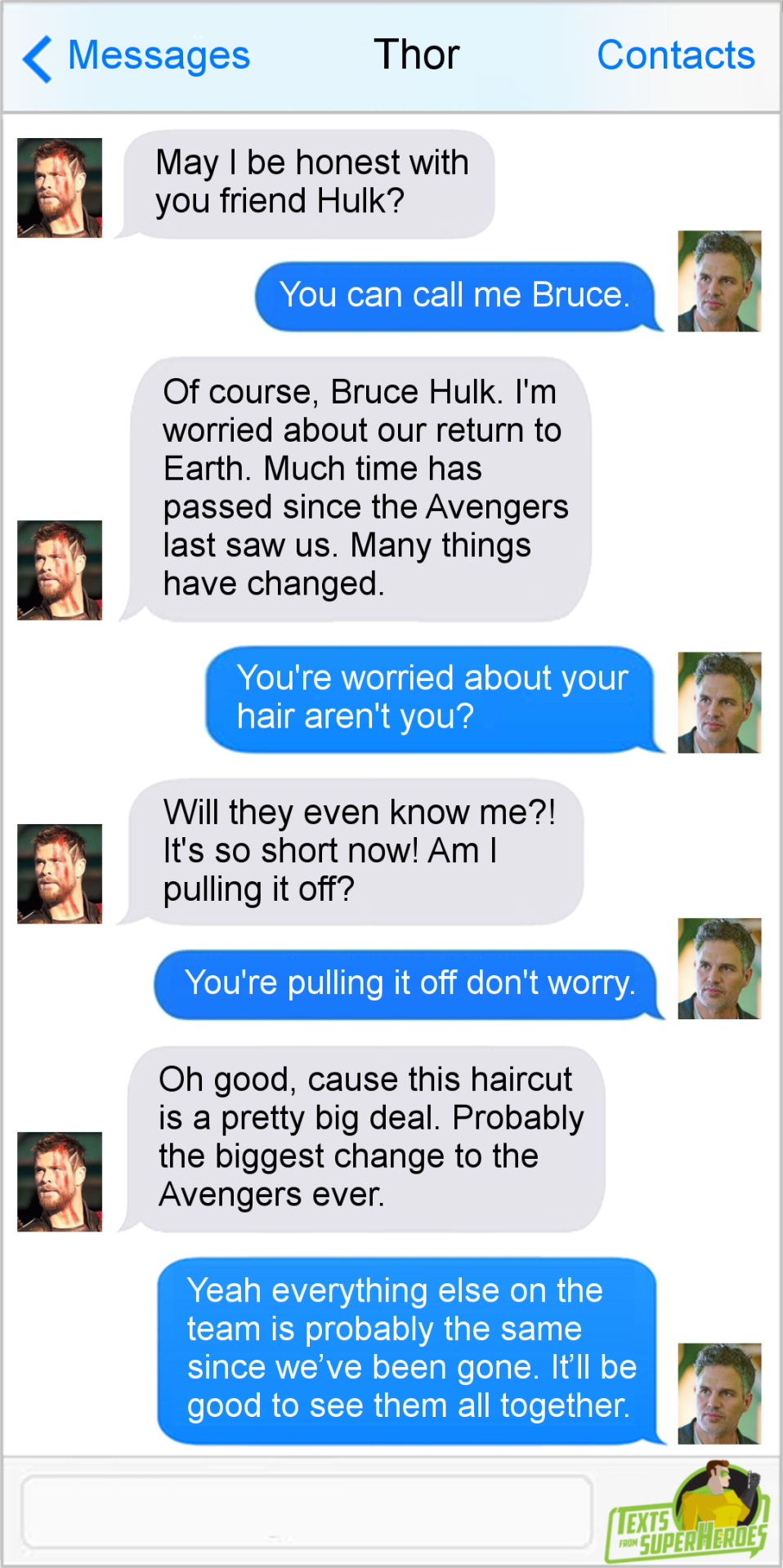 Texts From Superheroes: The Best of the MCU (No Infinity War Spoilers)