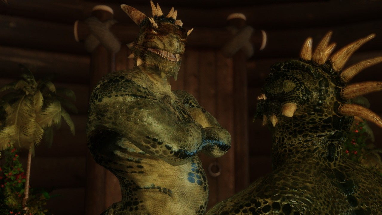 ad-games:  A Commission by   InsaneStar   for a pictures serie of a father Argonian
