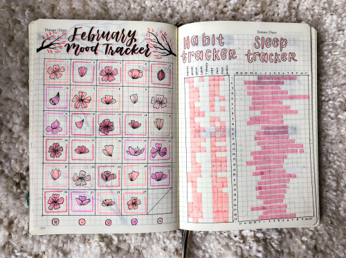 my favorite parts of my february spread! :)