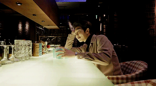 kimlipinjection:chimchams:namjoon waiting for you at the bar ♡he is literally leaving