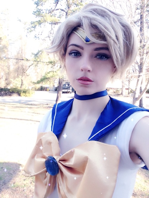 craziecrissie: Was a stand in sailor Uranus yesterday ! ✨✨ @sistersenshi