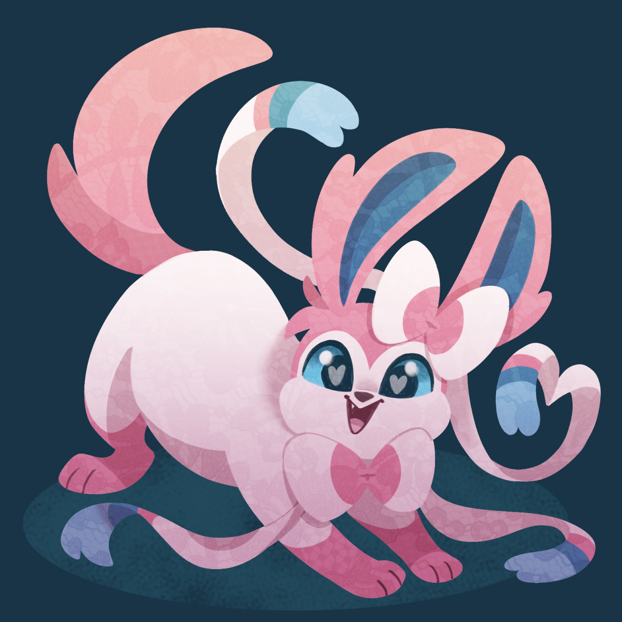 ninidoodles:  doodles of all the eeveelutions! 