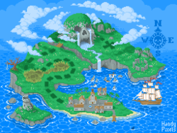 it8bit:  Treasure Island Art by  Douglas