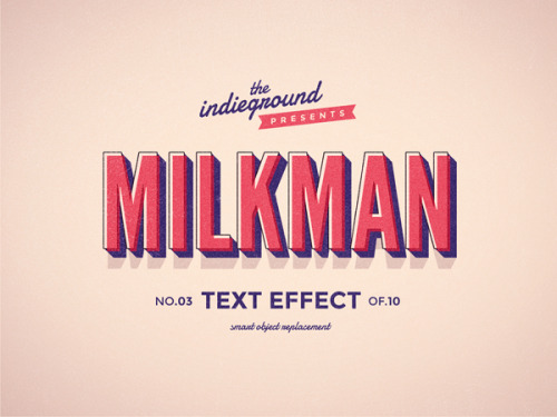 visualvibs:  Retro Vintage Text Effects by Roberto Perrino. This graphic resource gives you a quick 