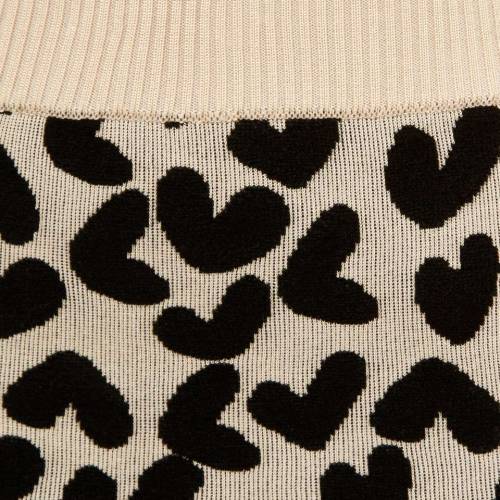 Black knitted heart pencil skirtSearch for more Skirts by River Island on Wantering.