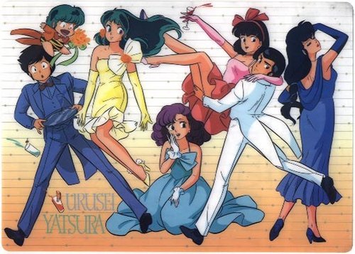 accioharo:  You might think something is totally 80s, but it will probably never be as 80s as the official art from Urusei Yatsura:        