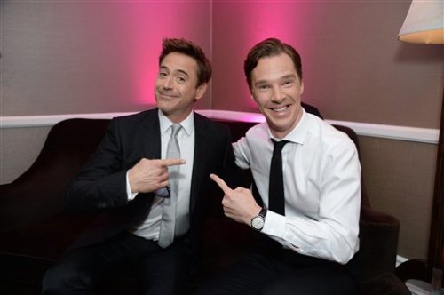 iamshylocked:lordshezza:#MQ - Benedict Cumberbatch backstage at the 25th annual Producers Guild of A