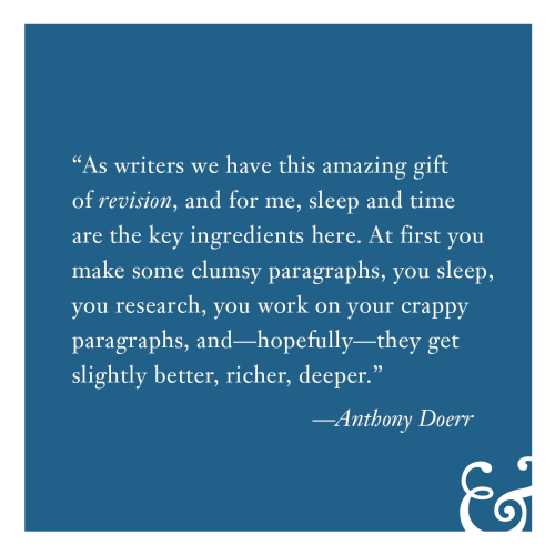 Anthony Doerr in the November/December 2021 issue of Poets & Writers Magazine