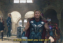 antthonystark: steve &amp; thor + finding time to exchange quips in literally