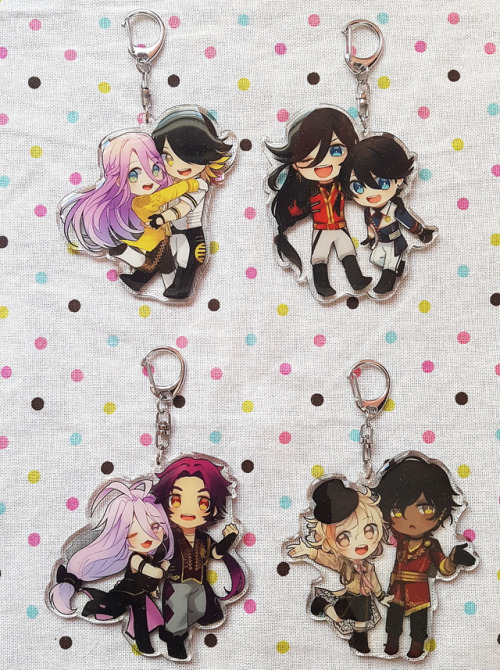 masasei:  opening a 2nd round of preorders for my touken ranbu idol charms!!preorder bonus: sticker of the charm(s) purchased End date: Oct 1st !! preorder @ tictail !! 