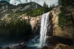 earthporn-org:Vernal Fall, Yosemite Valley, California