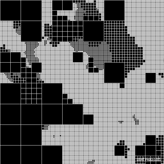 lightprocesses: Square Forecast.Coded in Processing.80 frames._Related: Square, Noise.