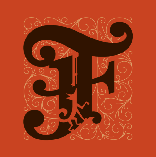 skillshare: Featured Student Project: The Fantastic Mr. Fox.Class: Introduction to Lettering: One Le