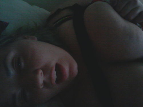 pieuvrepie:  first day with my computer upstairs - I finally got to have a wank to my (seperate) porn blog.