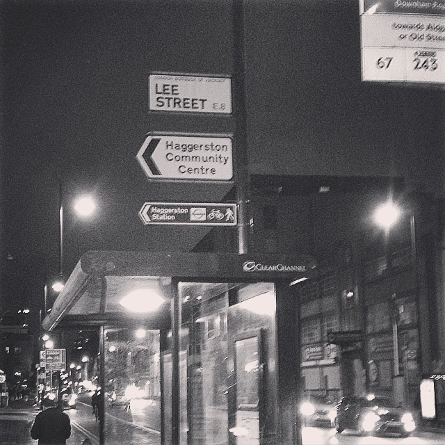 My street. Well sorta. 😂 #lee #leigh #london #haggerston #love #blackandwhite