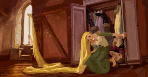 scurviesdisneyblog:Tangled concept art by Bill Perkins (x)