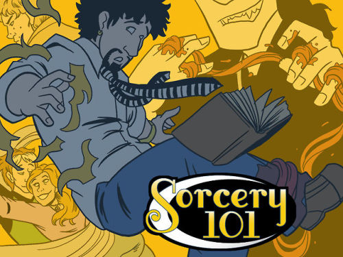 larsbrown:kelmcdonald:Sorcery 101 is kickstarting is Omnibus! Spread the word if you can! In this fi