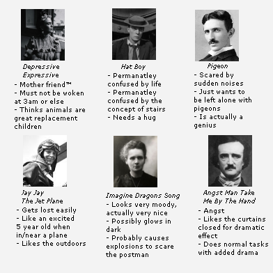 miss-macboobles:I made a tag yourself with people from history saveme
