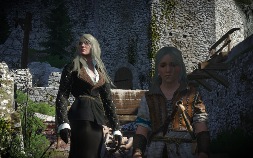 first in-game test of me trying something to make Baby Ciri actually look like her grown up selfit&r