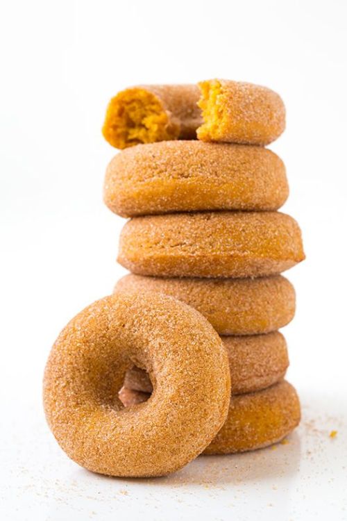 confectionerybliss:Pumpkin Doughnuts | Cooking Classy