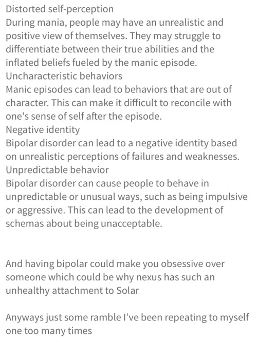 So Um Does Anyone Else Think Thats Nexuss Whole Villain/insane Arc Could Be A Manic Episode?