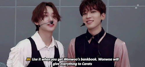 Jeonghan: Yours Is Mine And Mine Is Yours (aka Wonwoos Money)
